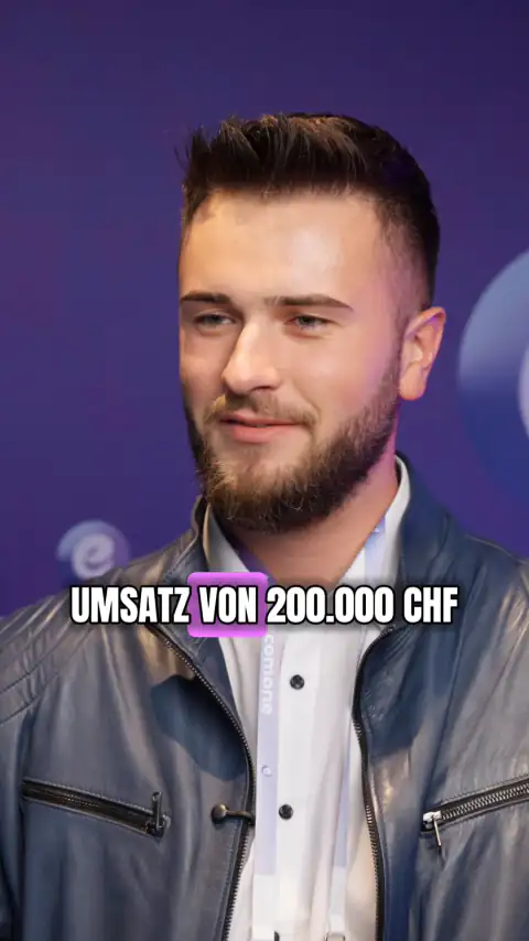 Krystian im Interview an einem Ecomone-Event